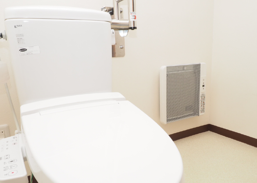 体調の変化があってもすぐに対応できるトイレ
